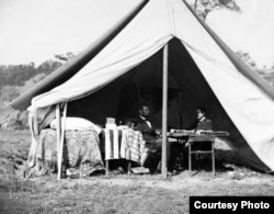 Even though Union commander George McClellan was victorious, President Abraham Lincoln wasn't happy that surviving Confederates escaped back into Virginia, to fight another day. Lincoln traveled to Antietam to tell McClellan so days later. (Library of Congress photo)