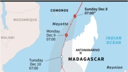 Situation géographique de Madagascar.