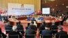 Leaders of six countries along the Mekong river - China, Myanmar, Thailand, Laos, Cambodia and Vietnam - attend a retreat during the Greater Mekong Summit in Hanoi, Vietnam, March 31, 2018.