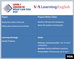 Let's Learn English - Level 1 - Lesson 20