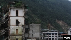 The mountain city of Beichuan.
