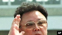 North Korean leader Kim Jong Il makes a surprise appearance at Sunan airport outside Pyongyang. (File)