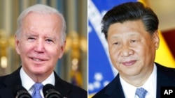 조 바이든 미국 대통령(왼쪽)과 시진핑 중국 국가주석.