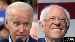 El vicepresidente Joe Biden (izquierda) ha tomado una ventaja apreciable sobre su contrincante Bernie Sanders (derecha) en las primarias más recientes del Partido Demócrata en 20 estados de EE.UU.