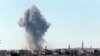 美國對敘利亞重鎮科巴尼外圍進行空襲