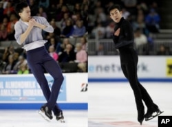 Vincent Zhou and Nathan Chen