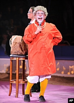 Professional clown Barry Lubin looks forward to the Big Apple performances for children with special needs.