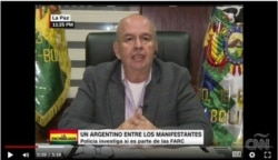 Arturo Murillo, ministro de gobierno de Bolivia, informa a CNN la captura de cuatro "presuntos médicos" cubanos con dinero para apoyar a movimientos sociales.