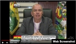 Arturo Murillo, ministro de gobierno de Bolivia, informa a CNN la captura de cuatro "presuntos médicos" cubanos con dinero para apoyar a movimientos sociales.