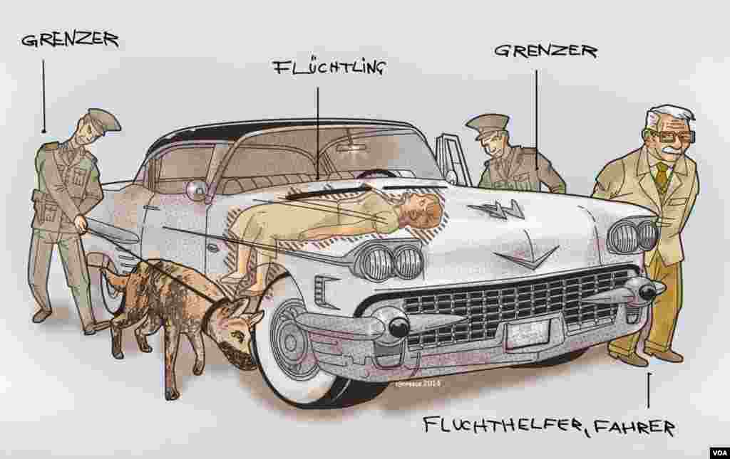 Diagram showing modified Cadillac. (copyright, used with permission from Burkhart Veigel)