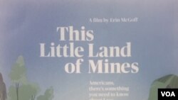 ໂປສເຕີ້ ຮູບເງົາ 'This Little Land of Mines' ກຳກັບໂດຍ ນາງແອຣິນ ແມັກກັອຟ ກ່ຽວກັບ ລະເບີດບໍ່ທັນແຕກ ຕົກຄ້າງຢູ່ລາວ ໃນປາງສົງຄາມຫວຽດນາມ.