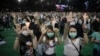 香港民眾中環抗議國安法 堅持紀念六四屠城死難者