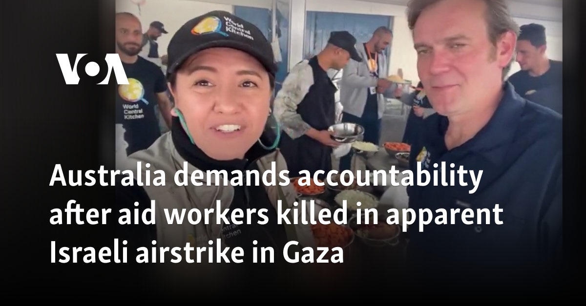 World Central Kitchen says Israeli airstrike killed 7 of its staff in Gaza