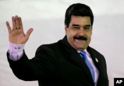 Venezuela's President Nicolas Maduro arrives at a press conference after the 17th Non-Aligned Movement Summit in Porlamar, on Margarita Island, Venezuela, Sept 18, 2016. Venezuela rejected a call for a national dialogue.