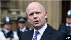 ທ່ານ William Hague ລັດຖະມົນຕີການຕ່າງປະເທດອັງກິດ.
ວັນທີ 15 ພະຈິກ 2011.