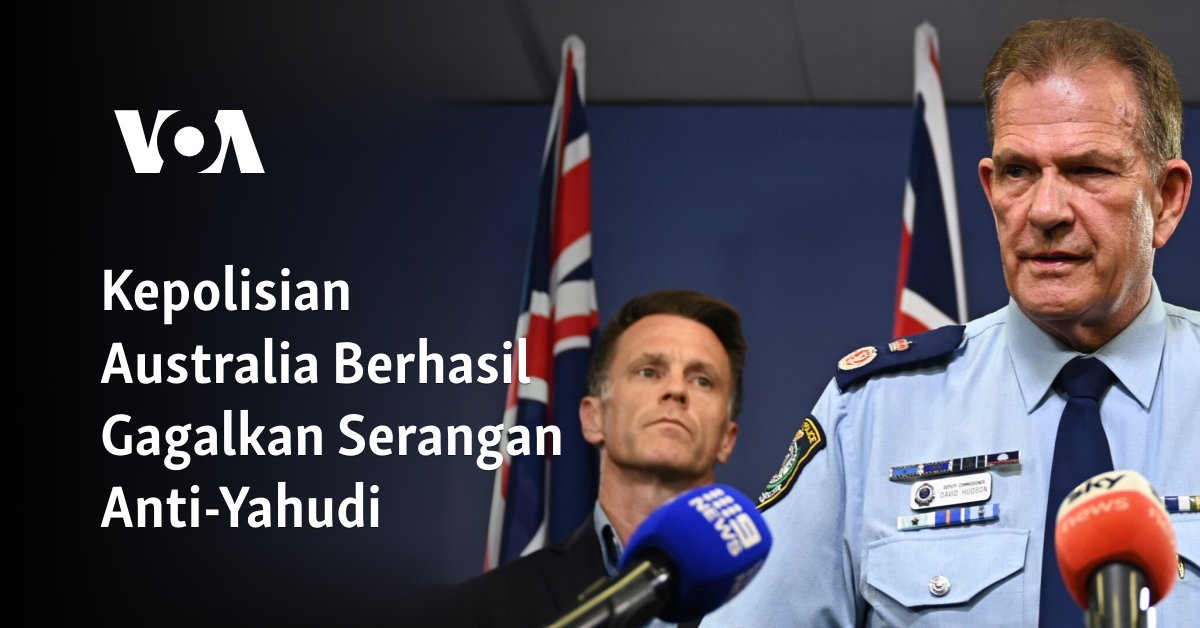 Kepolisian Australia Berhasil Gagalkan Serangan Anti-Yahudi