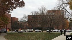 Sur le campuis de Ohio State University, le 28 novembre 2016.