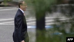 Deputy Attorney General Rod Rosenstein leaves the White House in Washington Sept. 27, 2018. The White House daily schedule for U.S. President Donald Trump for Sept. 27 did not include a meeting with Rosenstein.