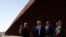President Donald Trump tours a section of the southern border wall under construction, Sept. 18, 2019, in Otay Mesa, California.