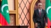 资料照片: 马尔代夫总统穆罕默德· 穆伊兹