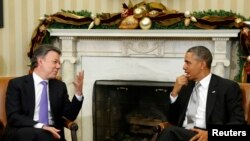 Obama y Juan Manuel Santos pusieron en marcha una estrategia para reforzar la seguridad en la región en 2012.