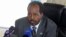 Somalia's President Hassan Sheikh Mohamud speaks at a press conference in Mogadishu (file photo)