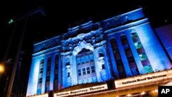 Even the exterior of the theater building that houses the ballroom is inviting.