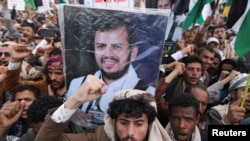تظاهرات حامیان حوثی ها در صنعا 