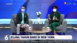 Laporan Langsung VOA untuk SCTV: Times Square New York Masih Jadi Daya Tarik Perayaan Tahun Baru di Tengah Pandemi