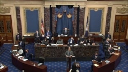 Керуючий імпічментом конгресмен Джеймі Раскін під час виступу в Сенаті 10 лютого
