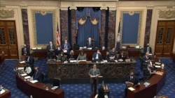 In this image from video, House impeachment manager Congressman Jamie Raskin speaks during the second impeachment trial of former President Donald Trump in the Senate at the U.S. Capitol in Washington, Feb. 10, 2021. (Senate Television via AP)