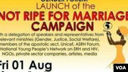 Not Ripe for Marriage