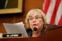 FILE - Rep. Zoe Lofgren, D-Calif., is pictured during a committee hearing on Capitol Hill in Washington, July 24, 2019. Lofgren was the chief sponsor of a bill approved Oct. 23 to better protect the country's elections from foreign interference.