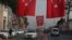A main street decorated with Turkish flags near the Reina club four days after the New Year's attack, in Istanbul, Jan. 4, 2017. 