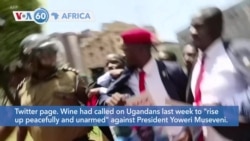 VOA60 Africa - Uganda: Opposition leader Bobi Wine arrested Monday