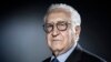 FILE - Former United Nations and Arab League Special Envoy to Syria, Lakhdar Brahimi poses during a photo session in Paris on Dec. 11, 2017.