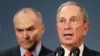 New York City Police Commissioner Raymond Kelly, left, and Mayor Michael Bloomberg hold news conference, New York, April, 25, 2013.