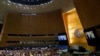 El presidente de EEUU, Joe Biden, interviene en la 77ª Asamblea General de la ONU, en Nueva York, EEUU, el 21 de septiembre de 2022.