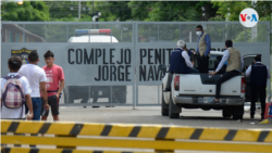 Fachada del Sistema Penitenciario Nacional Jorge Navarro, mejor conocido como “La Modelo” de Nicaragua. Foto Houston Castillo, VOA.