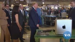 Trump's Visit to Apple Factory Brings Possibility of More Tariff Relief