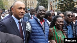 FILE: Kenya's opposition leader and presidential candidate Raila Odinga, of the Azimio La Umoja (Declaration of Unity) One Kenya Alliance, walks on the day of filling a petition challenging the presidential election result, in Nairobi, Kenya. Taken 8.22.2022