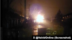 انفجار در شهرک صنعتی همدان - بامداد جمعه ۲۲ اسفند