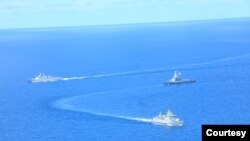 TNI AL dan RSN AL Singapura unjuk kekuatan terbaik dalam latihan perang di Laut Natuna, Kepulauan Riau, 13-20 September 2021. (Sumber: Dinas Penerangan TNI AL)