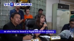 VOA60 World PM - Philippines: Authorities charged an American woman with trying to smuggle a six-day-old infant