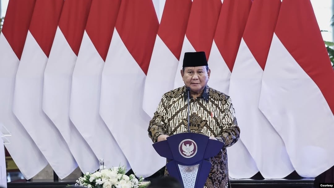 Presiden Prabowo Subianto dengan tegas membantah anggapan bahwa pemerintahannya akan memaafkan koruptor. (Foto: Dok. Tim Media Presiden Prabowo Subianto)