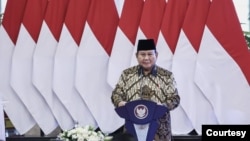 Presiden Prabowo Subianto dengan tegas membantah anggapan bahwa pemerintahannya akan memaafkan koruptor. (Foto: Dok. Tim Media Presiden Prabowo Subianto)