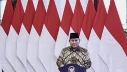 Presiden Indonesia Prabowo dalam acara Penyerahan Secara Digital Daftar Isian Pelaksanaan Anggaran (DIPA) dan Buku Alokasi Transfer ke Daerah (TKD) Tahun Anggaran 2025 di Istana Negara, Jakarta, Selasa (10/12). (Foto; Dok. Tim Media Presiden Prabowo Subianto)