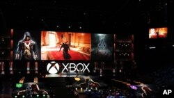 Presentasi Xbox E3 2014 oleh Microsoft di Los Angeles, Senin (9/6).