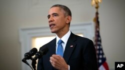 El presidente Barack Obama anuncia una nueva política estadounidense hacia Cuba.