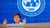 ARCHIVO - La directora gerente del FMI, Kristalina Georgieva, habla en un acto en Washington, EEUU, el 19 de abril de 2024.